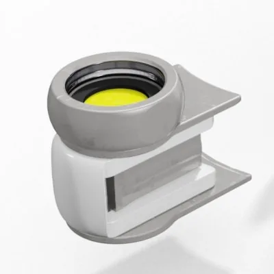 Render tělesa filtru s připojovacím závitem